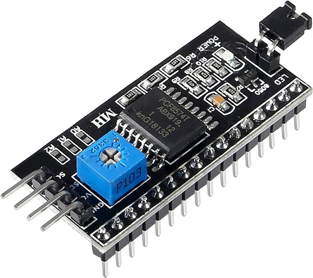 Alt view image 2 of 6 - 3pcs 5V 2004 1602 LCD Display IIC I2C Adapter IIC I2C Serial Interface Adapter Converter Module for Arduino UNO R3