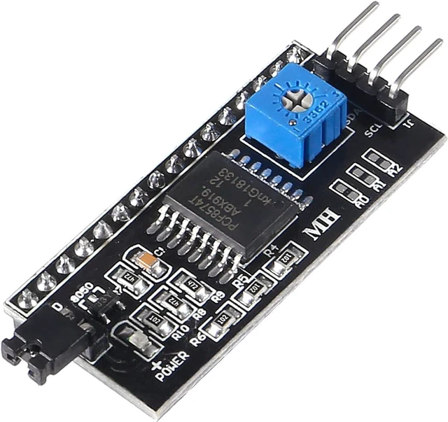Alt view image 6 of 6 - 3pcs 5V 2004 1602 LCD Display IIC I2C Adapter IIC I2C Serial Interface Adapter Converter Module for Arduino UNO R3