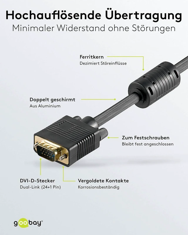 Alt view image 3 of 5 - Wentronic 20m SVGA XGA 2000 Monitor Cable