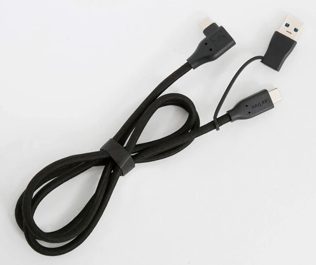 Alt view image 6 of 7 - SideTrak USB-C to USB-C Cable & USB-A Adapter