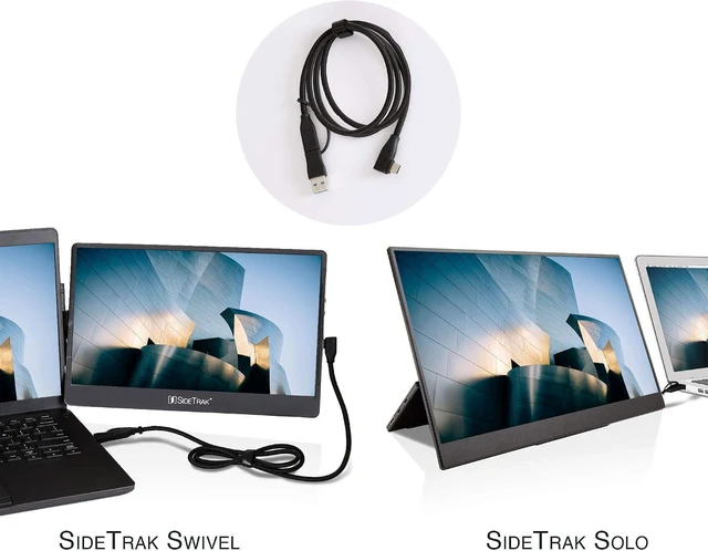 Alt view image 7 of 7 - SideTrak USB-C to USB-C Cable & USB-A Adapter