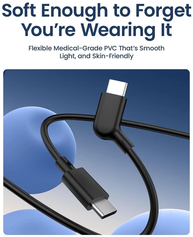 Alt view image 4 of 7 - AR Smart Glasses USB-C Charging Data & Power Supply Cable, 1.2M / 3.9FT Compatible with XREAL Air/One, VITURE Pro XR, and More; 125° Ergonomic 18-Core, 20Gbps USB 3.2 Gen2, Ultra-Slim 2.6mm