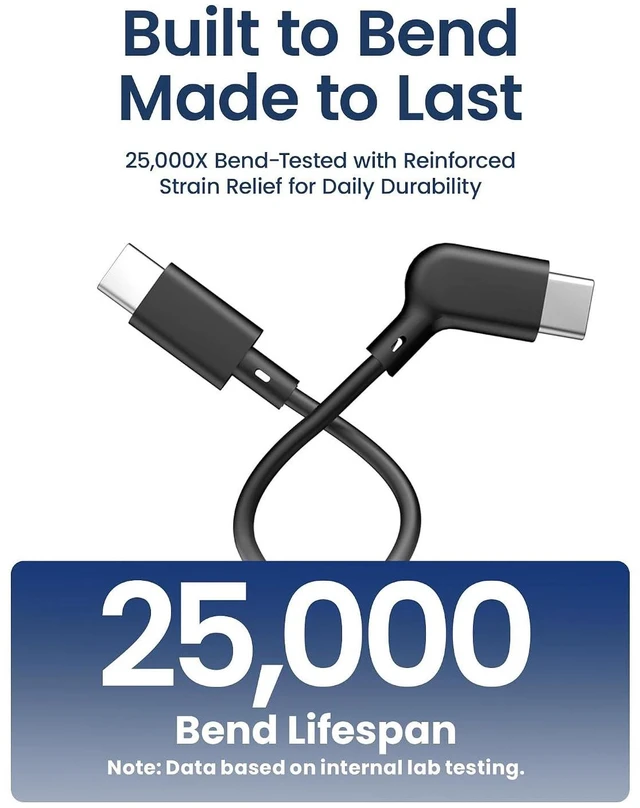 Alt view image 5 of 7 - AR Smart Glasses USB-C Charging Data & Power Supply Cable, 1.2M / 3.9FT Compatible with XREAL Air/One, VITURE Pro XR, and More; 125° Ergonomic 18-Core, 20Gbps USB 3.2 Gen2, Ultra-Slim 2.6mm