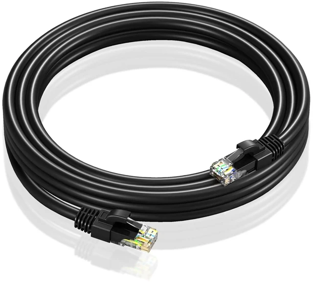 Main image of G4GADGET 5 Meter RJ45 Cat5 Network LAN Cable Ethernet Patch Lead Black