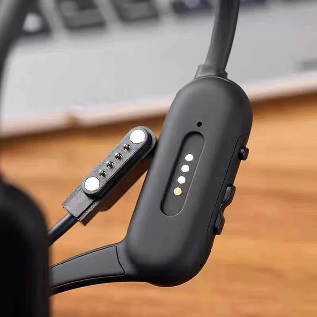 Alt view image 3 of 7 - E ECSEM Magnetic Charger Cable for BZOJIFO X16 Bone Conduction Headphones, Replacement High Speed USB Charging Cable Cord for BZOJIFO X16 Headphones