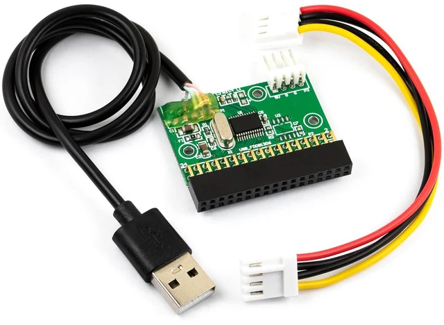 Alt view image 2 of 5 - 1.44MB 3.5" Floppy Drive Connector 34 Pins to USB Cable Adapter PCB Board U Disk to Floppy Disk