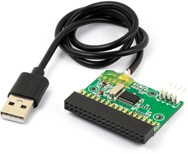 Alt view image 3 of 5 - 1.44MB 3.5" Floppy Drive Connector 34 Pins to USB Cable Adapter PCB Board U Disk to Floppy Disk
