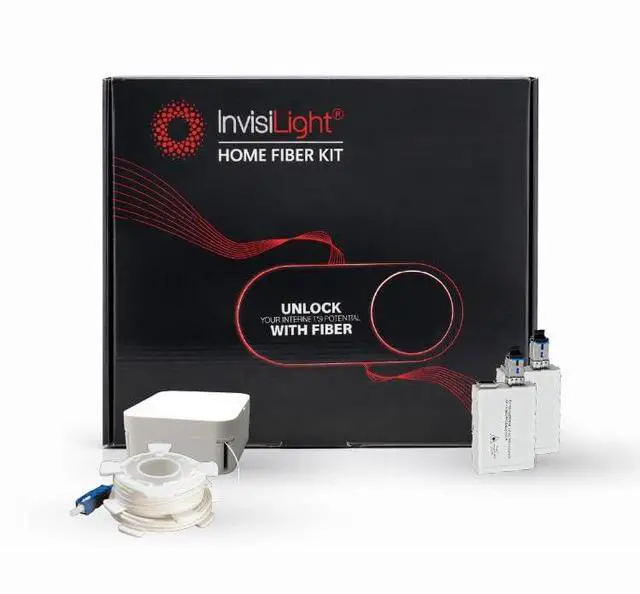 Main image of Home Fiber Kit: Wired Internet Where You Need It Create a Nearly Invisible Wired Connection for Wi-Fi, Gaming, and More Ultra-Thin 0.6mm Fiber, DIY Installation, Up to 1Gbps Speed