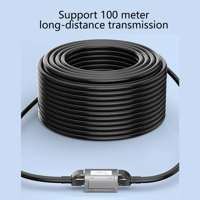 Alt view image 4 of 7 - 12 Pcs Cat7 Keystone Coupler, Cat7 Keystone Jack Inline Coupler Sheilded RJ45 8P8C Cat7/Cat7A up to 10Gbps for Ethernet LAN Cable Extender Adapter