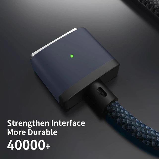 Alt view image 3 of 6 - 140W USB-C to Magnetic 3 Cable for M4 MacBook Pro Air Charging,6.6ft Compatible with MagSafe 3 cable for MacBook Air (15''13'' M4 2025,M3 2024, M2 2023, M2 2022),Pro(16"14" 2024/2023/2021) 2m