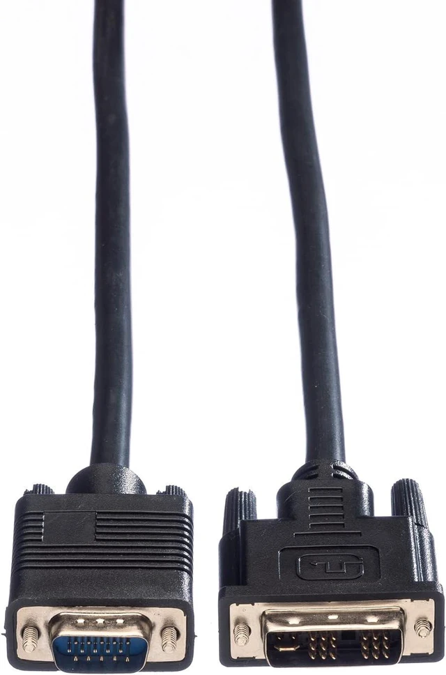 Alt view image 2 of 3 - Value DVI-VGA Cable DVI (12+5) ST to VGA ST 2 m