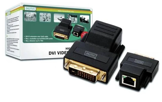 Alt view image 2 of 3 - Digitus DVI Extender Over CAT5