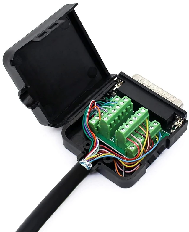 Alt view image 2 of 4 - Black 28 AWG 25/C CMP Plenum Rated Double Shielded Security RS232 Data Cable - 6.5 Feet - Use for DB25 Serial Adapters