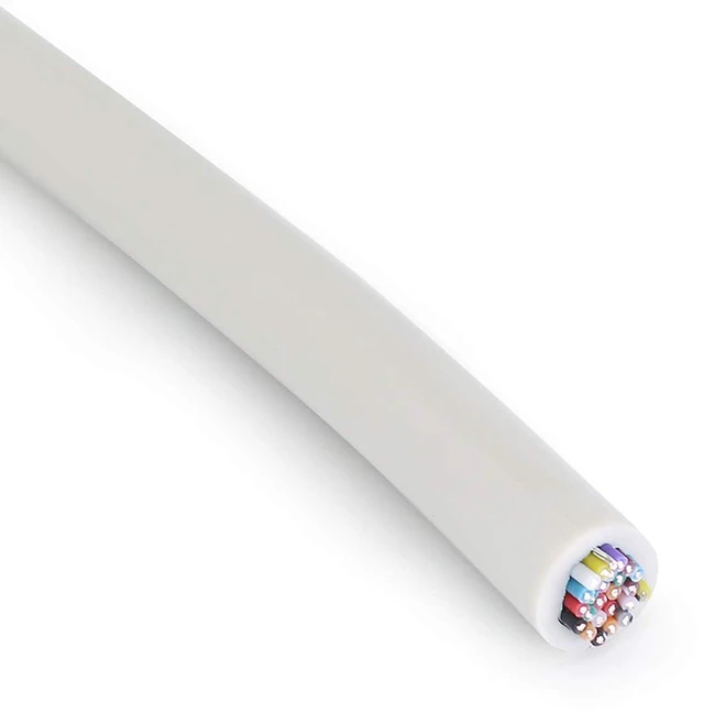 Alt view image 3 of 4 - Black 28 AWG 25/C CMP Plenum Rated Double Shielded Security RS232 Data Cable - 6.5 Feet - Use for DB25 Serial Adapters