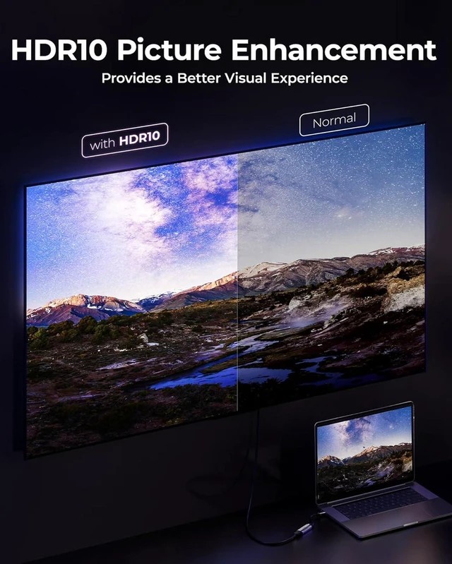 Alt view image 4 of 5 - HDMI 4K USB-C Kit Works for Samsung Galaxy S20 FE 5G Professional Adapter with Digital Full 2160p, 60Hz Output!