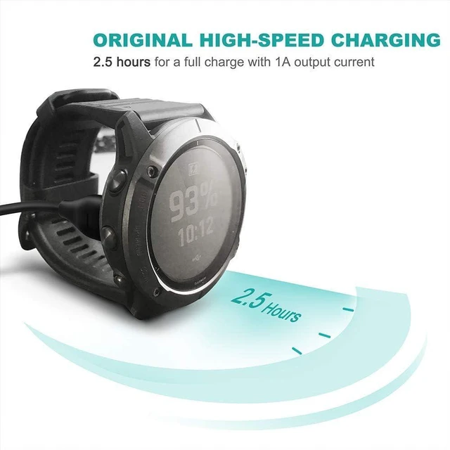 Alt view image 5 of 7 - FitTurn Compatible with Coros Apex Pro/Vertix/Vertix 2 Charger with Port Plugs, USB Charging Cable Cord with Dust Covers for Coros Apex Pro/Vertix/Vertix 2