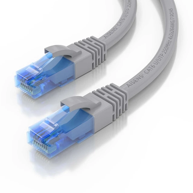 Alt view image 3 of 4 - AISENS Category 6 UTP Rigid Network Cable A135-0782 Grey 10 m