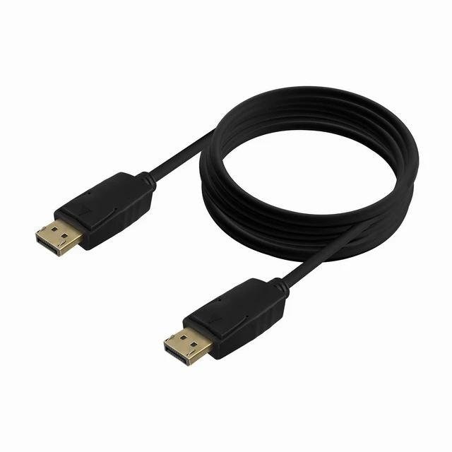 Alt view image 2 of 4 - AISENS Cable DISPLAYPORT V1.2 CCS 4K@60Hz, DP/M-DP/M, Black, 3 m