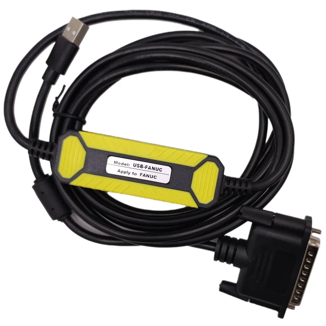 Alt view image 5 of 5 - USB-FANUC RS232 Data Transfer USB Convert DB25 Pin Download Cable for CNC Fanuc