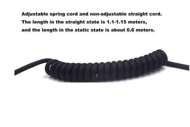 Alt view image 3 of 7 - 4ft HDMI 8K Coiled Cable, 90 Degree Right Angle Micro HDMI 8K Male to HDMI 8K Male Adapter Shield Cable, Micro HDMI 2.1 to HDMI 2.1 Version Spiral Spring Cord, 8K@60HZ
