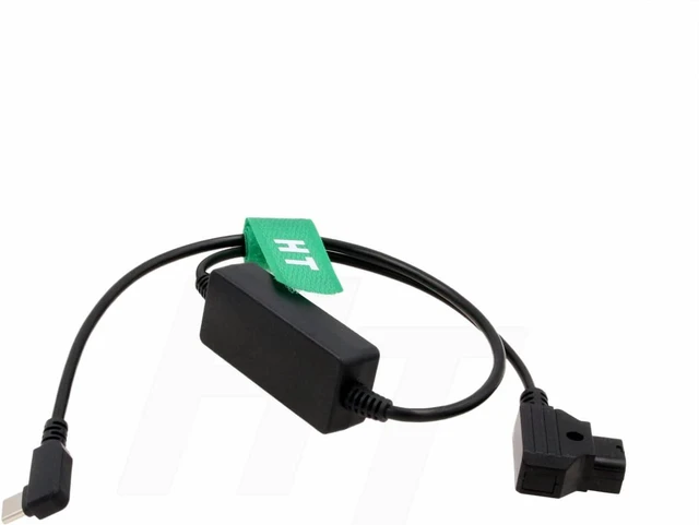 Alt view image 3 of 6 - HangTon 65W 5V 3A Power Cable P-TAP D-tap to USB Type C Quick Charge 24'' for Phone Tablet Laptop Mixer Recorder SDI Converter Wireless Transmitter