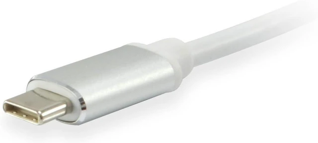 Alt view image 3 of 4 - Equip 133453 USB Type C DVI White Cable Interface/Gender Adapter Cable Interface/Gender Adapter (USB Type C, DVI, Male/Female, 0.15 m, White)