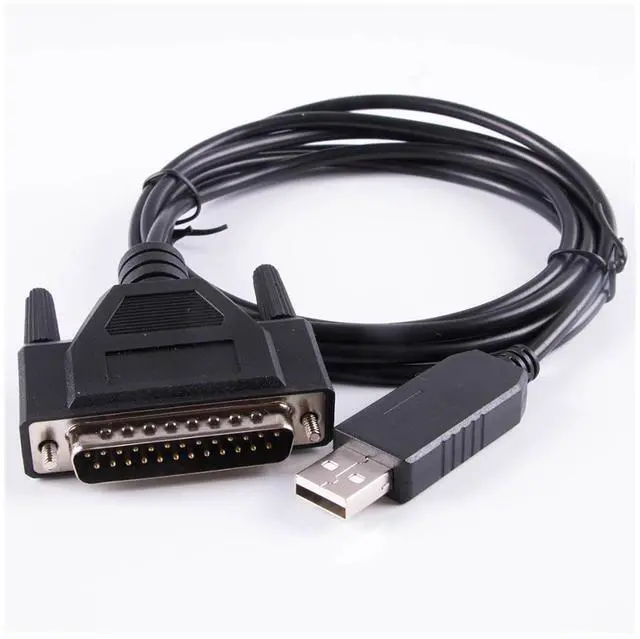 Alt view image 3 of 6 - F/;TD/;1 USB to RS232 25 Pin DB25 Male Connector Serial Adapter Cable CNC Controls Programming Cable Compatib C-232R US-232R(16ft)