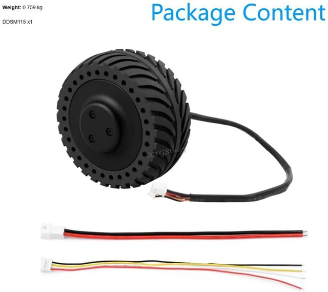 Alt view image 2 of 7 - DDSM115 Direct Drive Servo Motor Low Speed High Torque Low Noise All-in-One Design, Hub Motor
