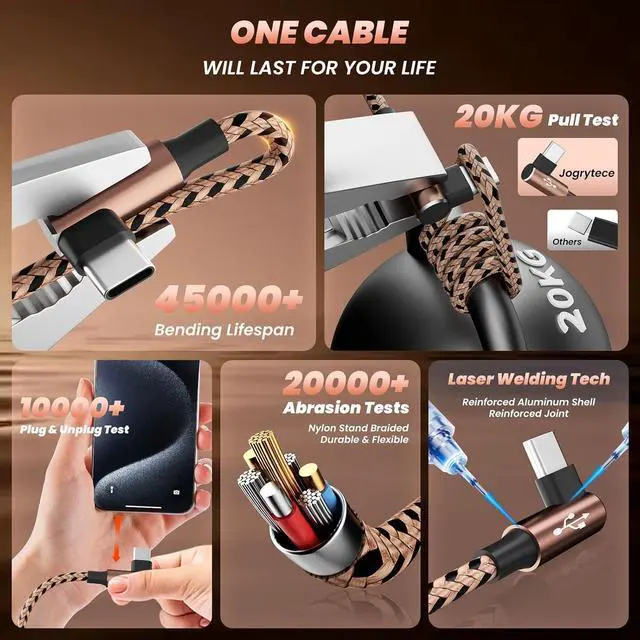 Alt view image 6 of 7 - 90 Degree USB Multi Charging Cable, 3 in 1 USB Cable for iPhone 17 Charger/ IP/Micro Port, Cruise Travel Essentials Right Angle Sideways Multi Charger Portable Designed for Phone Accessories 5FT 1Pack