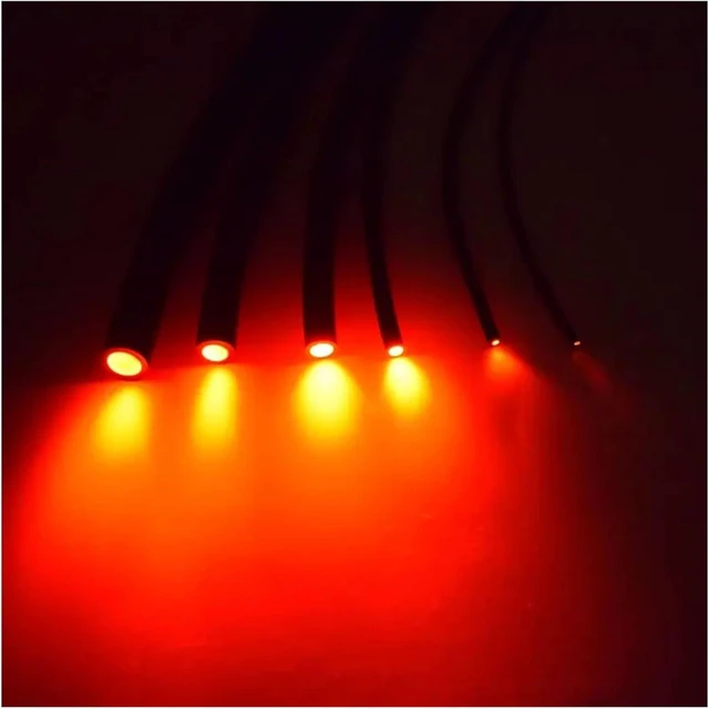 Alt view image 4 of 6 - Wen ST 1100mX Black Cover PMMA End Glow Plastic Optic Fiber Cable Inner 1mm ~ 10mm Diameter for Decorative Lighting(Inner Diameter 8mm,1 Meter)