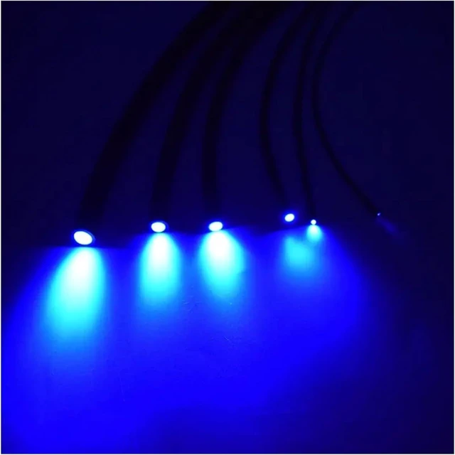 Alt view image 5 of 6 - Wen ST 1100mX Black Cover PMMA End Glow Plastic Optic Fiber Cable Inner 1mm ~ 10mm Diameter for Decorative Lighting(Inner Diameter 8mm,1 Meter)
