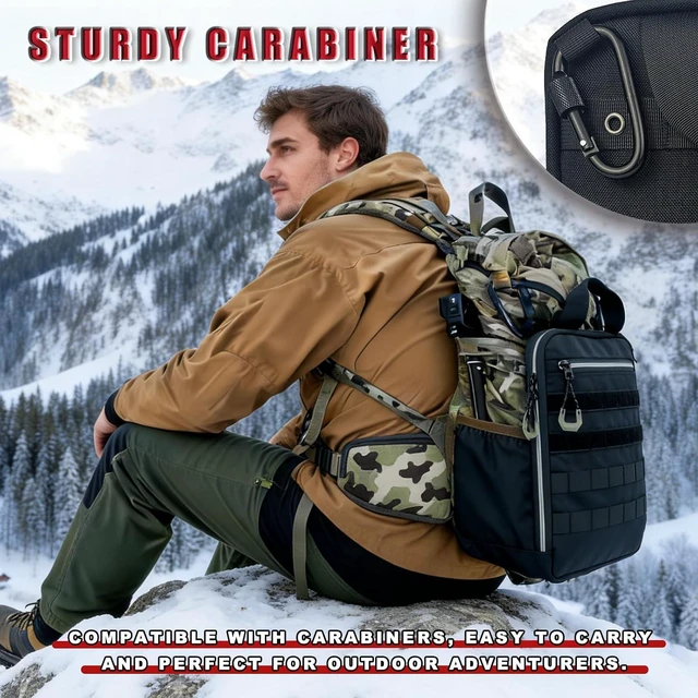 Alt view image 3 of 5 - Starlink Mini Storage Bag, MOLLE Tactical Pouch Panel for RV Fishing Hiking