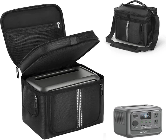 Main image of Carrying Case Compatible with BLUETTI Elite 30 V2 Portable Power Station 600W 288Wh, Storage Bag with Pocket for Cables and Side Openings for Quick-Access and Effective Ventilation