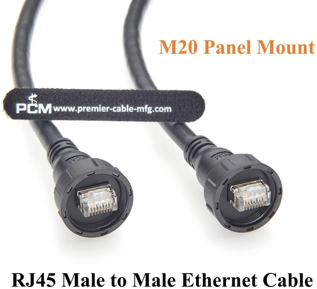 Alt view image 3 of 7 - 010-10550-00 Marine Network Cable IP67 Waterproof RJ45 Male to Male Ethernet Cable Compatible With Garmin GPSMAP, GMR Radar, GSD Sonar, ECHOMAP Ultra/Plus/UHD, GMS 10, GCV, Fish Finder (3M)