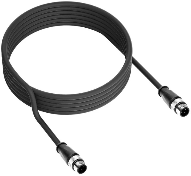 Alt view image 3 of 3 - Alvin's Cables M12 D-Code 4 Pin Male to M12 D-Code 4 Pin Male Ethernet Cable for Keyence Baumer Sick Camera, High-Flex Cat6a Cable for Industrial Automation, EtherCAT/PROFINET, Robotics 16.4ft/5m