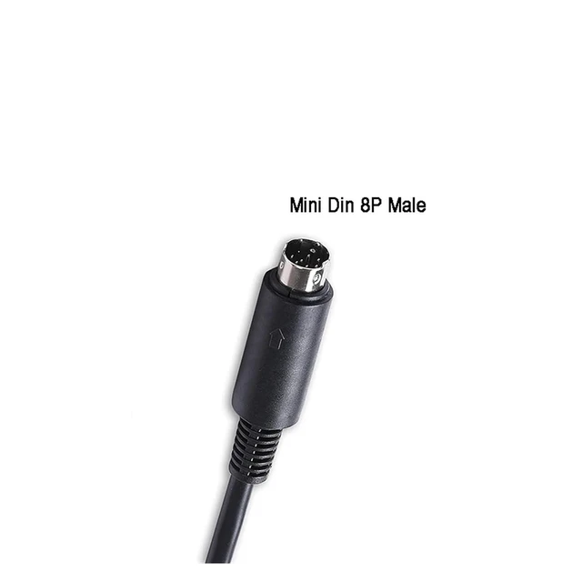Alt view image 5 of 5 - PLC Programming Cable FTDI USB RS232 Serial to Mini Din 8P Programming Cable for Rockwell's Allen's Bradley's MicroLogix's PLC's 1000, 1100 Series (Size : 3m, Color : Black)