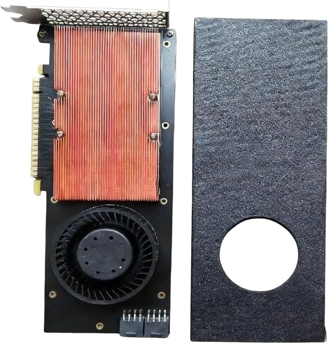 Alt view image 3 of 7 - V100 SXM2 GPU to Standard PCIe Adapter Board with Builts in Fan for High Computing