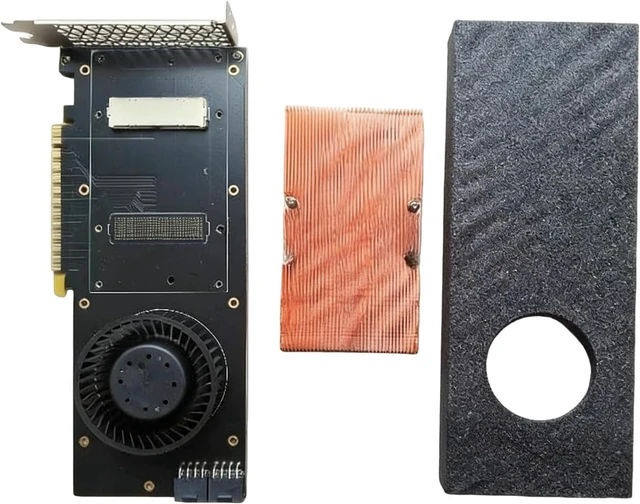 Alt view image 5 of 7 - V100 SXM2 GPU to Standard PCIe Adapter Board with Builts in Fan for High Computing