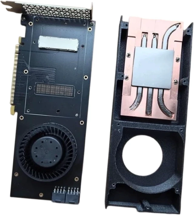 Alt view image 6 of 7 - V100 SXM2 GPU to Standard PCIe Adapter Board with Builts in Fan for High Computing