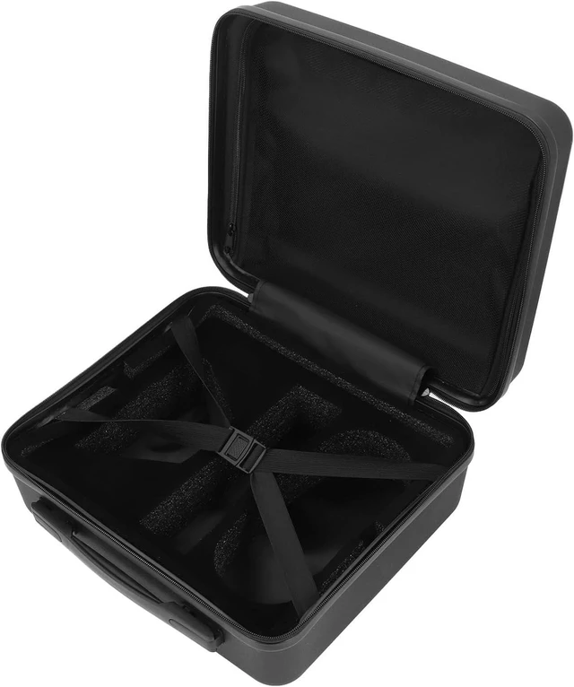 Alt view image 7 of 7 - Mini Travel Case, Waterproof Hard Shell Mini Accessories Storage Case, Carrying Bag for Satellite, Portable Box for Kickstand, Power Supply, Pipe Adapter, Cables