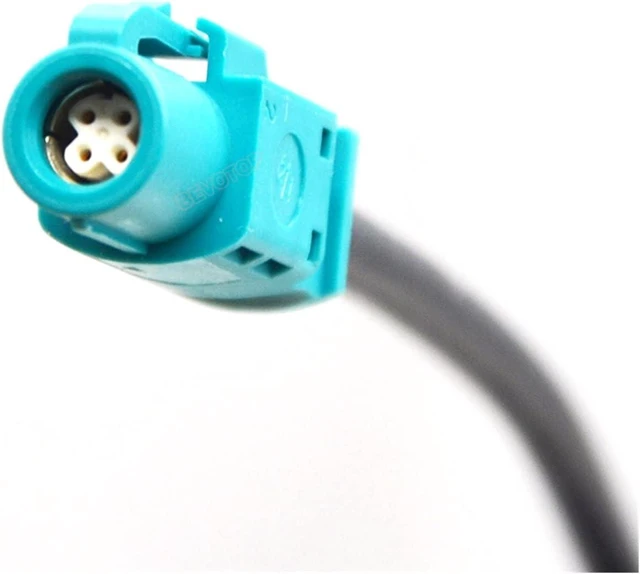 Alt view image 4 of 7 - HSD Cable USB Electric Wire Cable FAKRA Z HSD LVDS Male to Male 4 Pin 4-Cores Cable for Bez BW Tla VW (Color : HSD Z LM to F, Size : 3M)