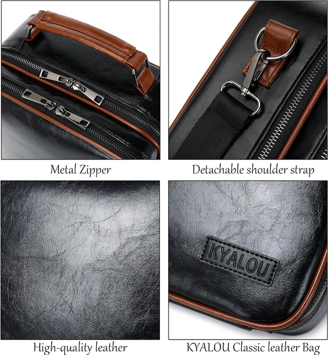 Alt view image 2 of 6 - KYALOU Electronics Travel Organizer, Large Electronic Accessories Cable Case with Adjustable Dividers, Waterproof Tech Storage Bag Gifts with Double Layers for Cord, Charger, Power Bank - Black