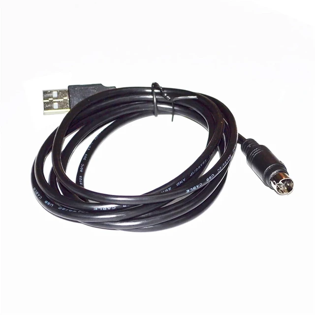 Alt view image 3 of 5 - USB to MINI DIN 6 PIN MD6 Male Program Upgrade Cable for Automobile,USB A MINI-DIN 6PIN Inspection DST010 KABLE(3.6m)