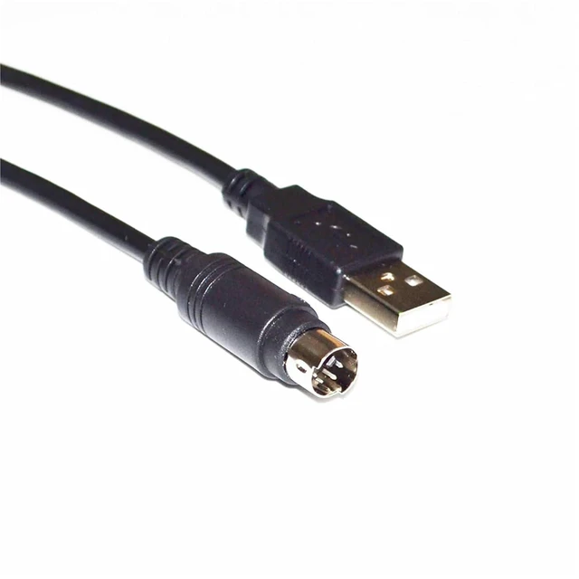 Alt view image 4 of 5 - USB to MINI DIN 6 PIN MD6 Male Program Upgrade Cable for Automobile,USB A MINI-DIN 6PIN Inspection DST010 KABLE(3.6m)