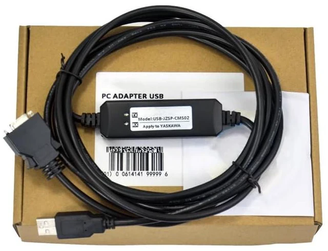 Main image of USB-JZSP-CMS02 Servo Debugging Download Cable for SGDM SGDS SGDH Dual Chip Design Industrial Grade 3 Meters