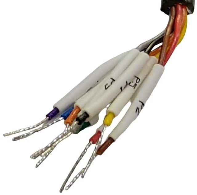 Alt view image 3 of 5 - com Best Industrial Serial DB9 D-Sub 9 Pin RS232 Serial Cable with Bare Wire - 28 AWG with Black PVC Jacket (Female, 25 Feet)