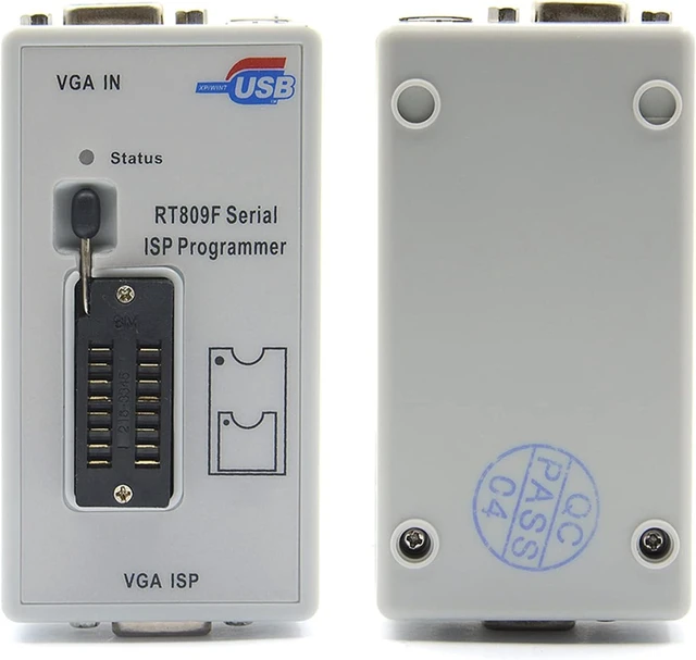 Alt view image 4 of 7 - ISP Programmer RT809F ISP Programmer LCD Usb Repair Tools with 1.8V Adapter Sop8 Test Clip Tssop8 Ssop8 EDID Cable ICSP Bios Adapters