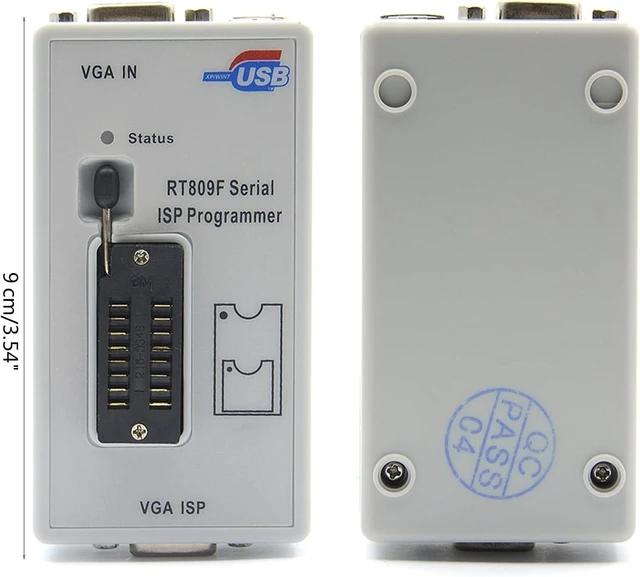 Alt view image 5 of 7 - ISP Programmer RT809F ISP Programmer LCD Usb Repair Tools with 1.8V Adapter Sop8 Test Clip Tssop8 Ssop8 EDID Cable ICSP Bios Adapters