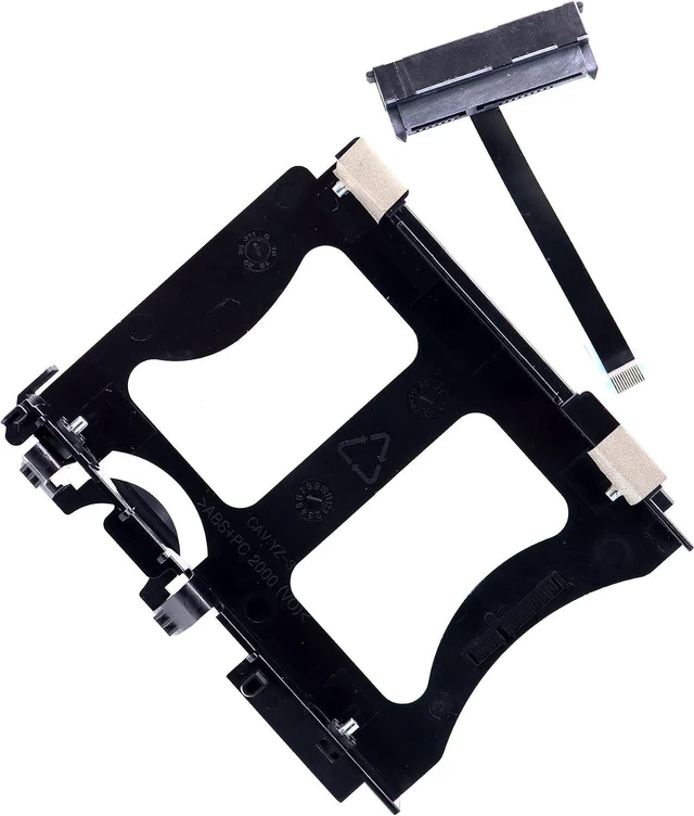 Alt view image 2 of 5 - Deal4GO SATA Hard Drive Cable 00XL211 w/HDD Caddy Bracket Replacement for Lenovo ThinkCentre M920X M910X M720Q M930Q M90Q P350 Tiny 6 Tiny 7