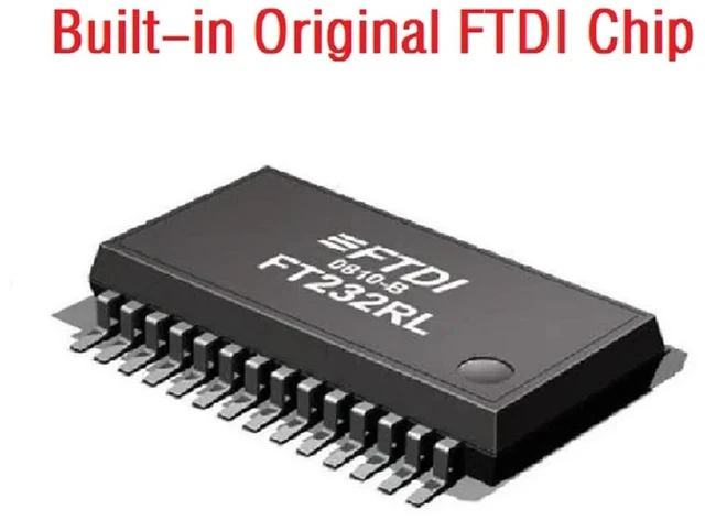 Alt view image 5 of 5 - PLC Programming Cable FTDI USB to MINI DIN 8P MD8 Adapter 1761-CBL-PM02 PLC Programming Cable for Allen AB MICROLOGIX 1000 1100 1200 1400 1500(300mm)